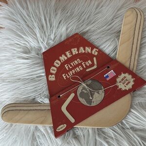 Brich Wood Boomerang - Right Handed